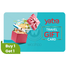 Yatra E-Gift Card - Buy 1 Get 1 Free Yatra E-Gift Card - Buy 1 Get 1 Free