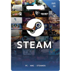 Steam Gift Card 99 INR INDIA Steam Gift Card 99 INR INDIA